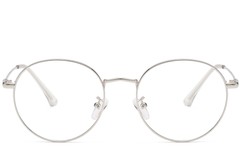 BS0406-0009_Silver_Oval_Metal_Glasses_front