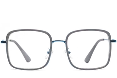 BS0406-0010_Blue_Rectangular_Metal_Glasses_front