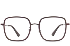 BS0406-0012_Brown_Rectangular_Metal_Glasses_front