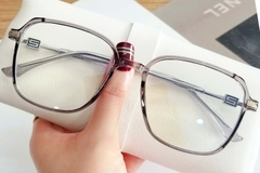 BS0406-0014_Grey_Rectangular_TR90_Glasses_front