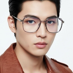 Rectangular Grey TR90 Glasses #BS0406-0014