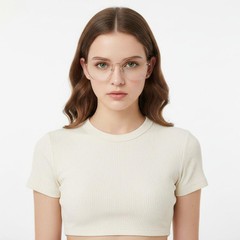 BS0406-0018_Golden_Geometric_Metal_Glasses_model