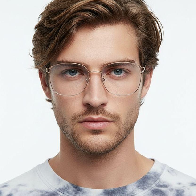 Rectangular Pink TR90 Glasses #BS0406-0022