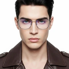 BS0406-0024_Black_Rectangular_TR90_Glasses_model