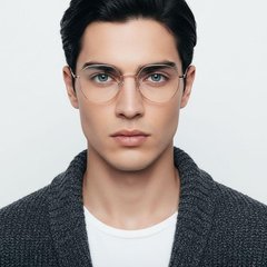 Geometric Pink Metal Glasses #BS0406-0026