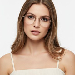 BS0406-0027_Brown_Geometric_Metal_Glasses_model