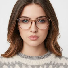 BS0406-0040_Brown_Oval_TR90_Glasses_model