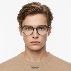 Oval Grey TR90 Glasses #BS0406-0041