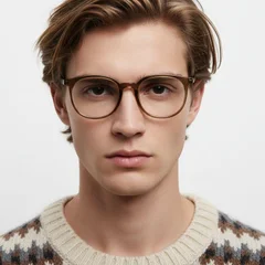 Oval Green TR90 Glasses #BS0406-0042