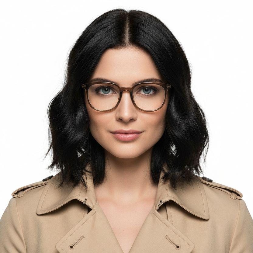 Oval Green TR90 Glasses #BS0406-0042