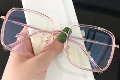 BS0406-0044_Pink_Rectangular_TR90_Glasses_front