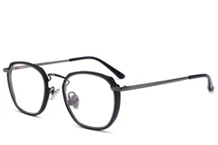 BS0406-0048_Black_Rectangular_Metal_Glasses_corner