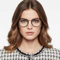 BS0406-0048_Black_Rectangular_Metal_Glasses_model