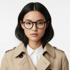 BS0406-0054_Black_Oval_TR90_Glasses_model