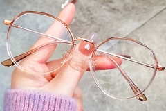 BS0406-0056_Brown_Geometric_Metal_Glasses_front