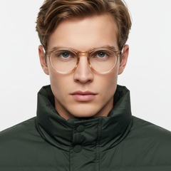 Oval Brown TR90 Glasses #BS0406-0058