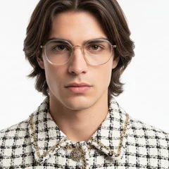 BS0406-0059_Pink_Geometric_Metal_Glasses_model