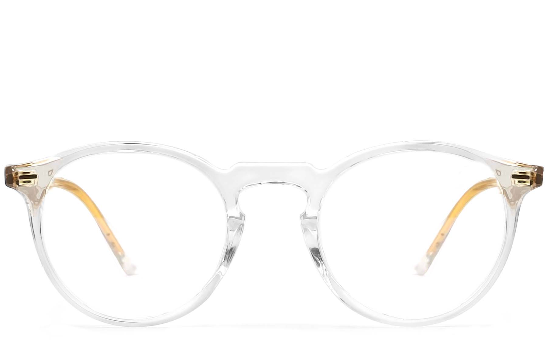 BS0406-0060_Transparent_Oval_TR90_Glasses_front