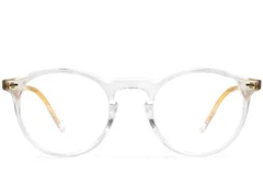 BS0406-0060_Transparent_Oval_TR90_Glasses_front