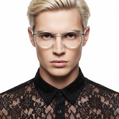 Oval Transparent TR90 Glasses #BS0406-0060