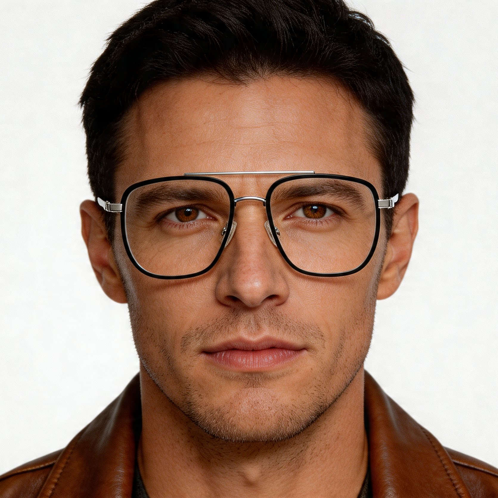 bs0406-0067_silver_aviator_metal_glasses_model