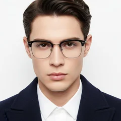 bs0406-0069_grey_semi-rimless_titanium_glasses_model