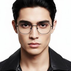 BS0406-0074_Black_Oval_Metal_Glasses_model