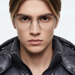 BS0406-0075_Silver_Oval_Metal_Glasses_model