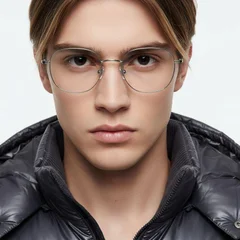 BS0406-0075_Silver_Oval_Metal_Glasses_model