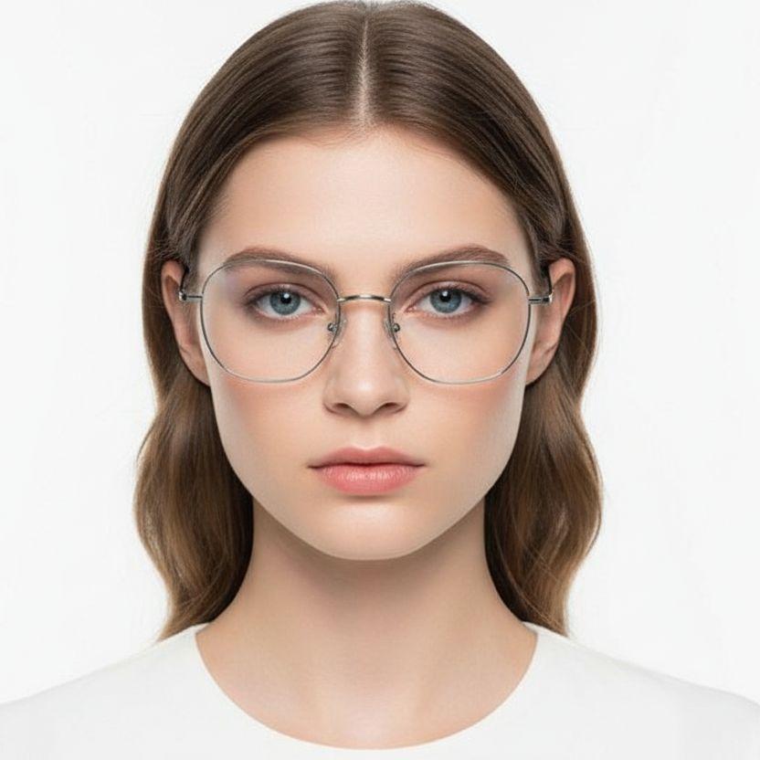 BS0406-0075_Silver_Oval_Metal_Glasses_model