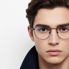 bs0406-0089_black_geometric_metal_glasses_model