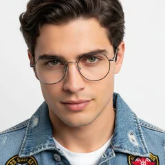 bs0406-0093_silver_geometric_metal_glasses_model