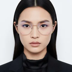 BS0406-0095_Golden_Geometric_Metal_Glasses_model