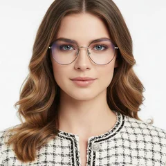 BS0406-0099_Silver_Geometric_Metal_Glasses_model