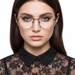 BS0406-0100_Black_Geometric_Metal_Glasses_model