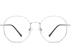 BS0406-0102_Silver_Geometric_Metal_Glasses_front