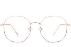 BS0406-0103_Pink_Geometric_Metal_Glasses_front