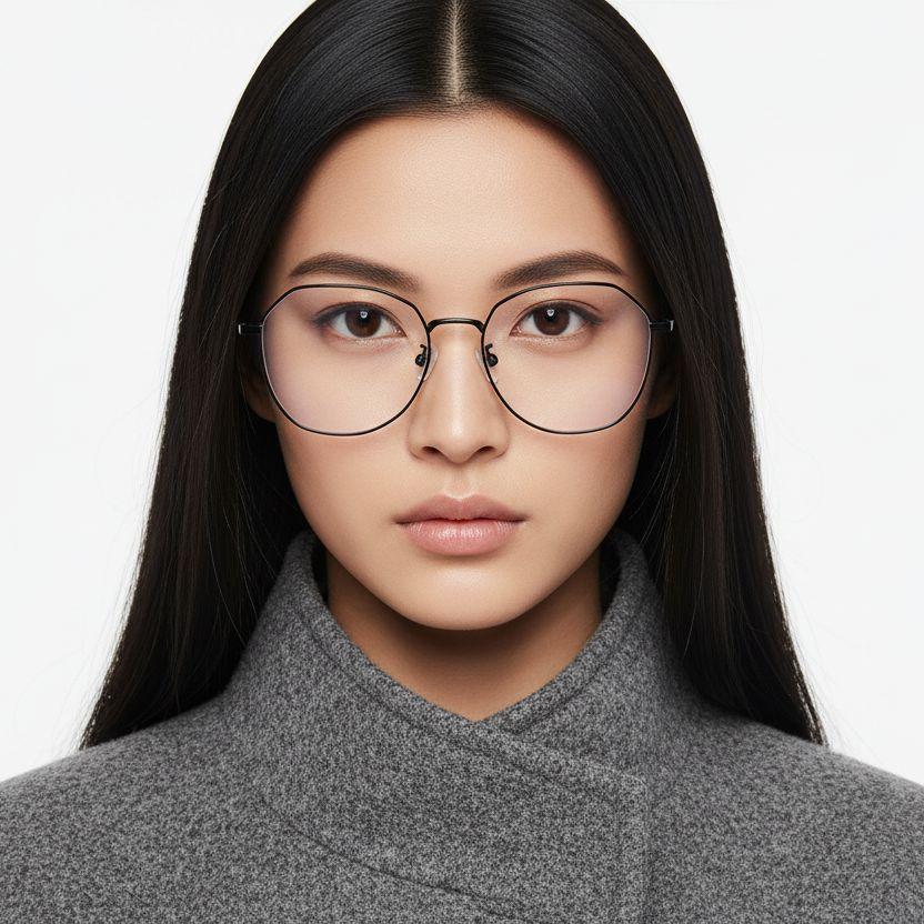 bs0406-0107_black_geometric_metal_glasses_model