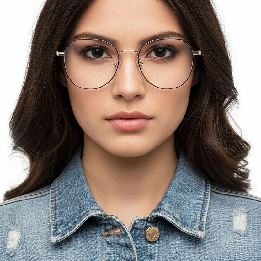 bs0406-0108_golden_geometric_metal_glasses_model
