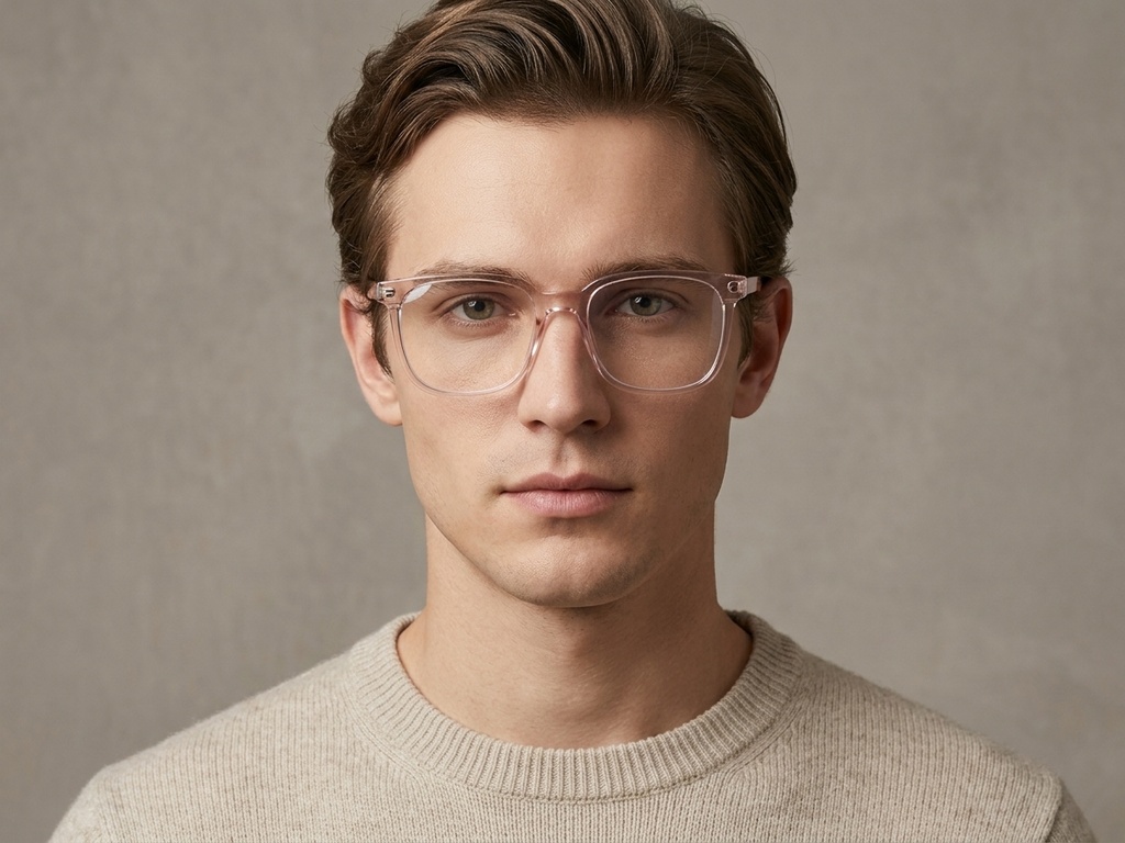 BS0406-0112_Pink_Rectangular_TR90_Glasses-tryon_male