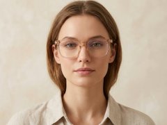 BS0406-0114_Brown_Rectangular_TR90_Glasses-tryon_female