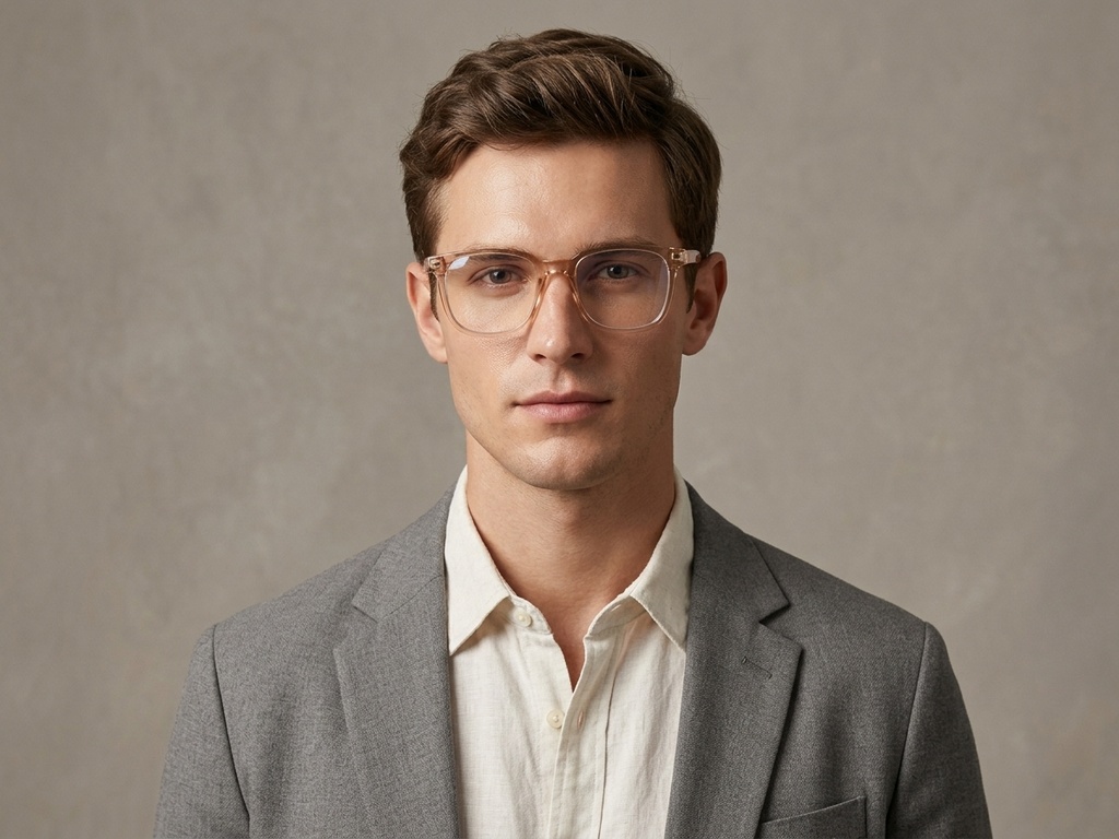 BS0406-0114_Brown_Rectangular_TR90_Glasses-tryon_male