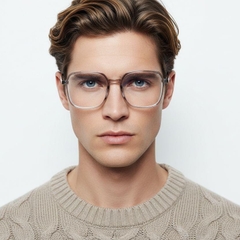 Rectangular Grey TR90 Glasses #BS0406-0122