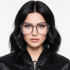 Rectangular Grey TR90 Glasses #BS0406-0122