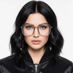 BS0406-0122_Grey_Rectangular_TR90_Glasses_model