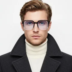 BS0406-0123_Black_Rectangular_TR90_Glasses_model