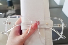 BS0406-0124_Transparent_Rectangular_TR90_Glasses_front