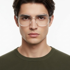 Rectangular Transparent TR90 Glasses #BS0406-0124