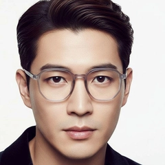 Geometrische graue TR90-Brille #BS0406-0128