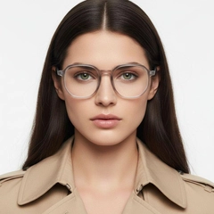 Geometrische graue TR90-Brille #BS0406-0128